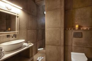 Koupelna v ubytování Volos View