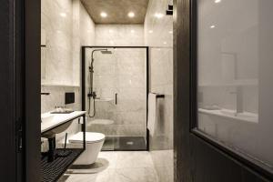 Koupelna v ubytování Casa Reale Boutique Hotel
