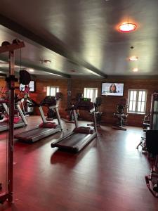 Fitness centrum a/nebo fitness zařízení v ubytování The Bay, Filey, Moonshine Cottage