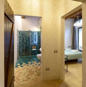 Koupelna v ubytování Domus Calzolari
