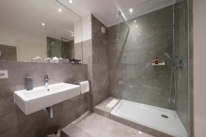 Koupelna v ubytování Hotel Bayerischer Hof