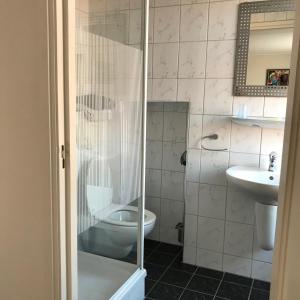 Koupelna v ubytování Hotel Pieter de Coninck