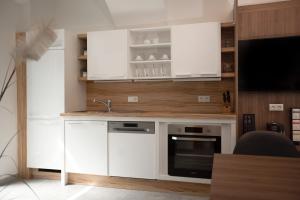 Kuchyň nebo kuchyňský kout v ubytování Hochnegger Apartments + 11 fotografií