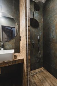 Kúpeľňa v ubytovaní Apartamenty Świętego Jakuba