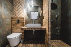 Kúpeľňa v ubytovaní Apartamenty Świętego Jakuba