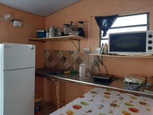 Majoituspaikan Posada las Mercedes keittiö tai keittotila