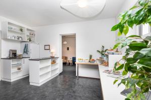Köök või kööginurk majutusasutuses Haus Deutinger