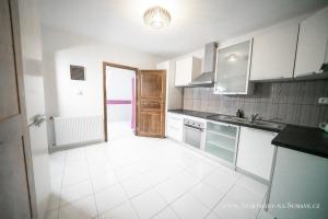 Kuchyňa alebo kuchynka v ubytovaní Apartmány na Šumavě
