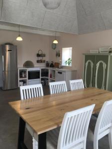 Kuchyň nebo kuchyňský kout v ubytování Vita og Pouls Gård - Guesthouse