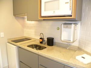 A kitchen or kitchenette at Haus Stay Luxo Vila Mariana