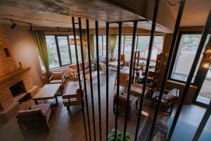 Area soggiorno di Northgate Hotel Kazbegi
