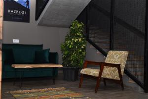 Area soggiorno di Northgate Hotel Kazbegi