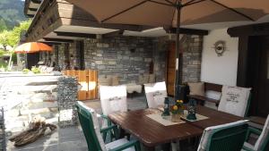 Patio nebo venkovní prostory v ubytování Gästehaus Fellner