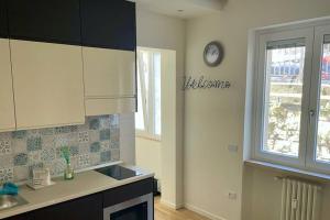 Kuchyň nebo kuchyňský kout v ubytování Potenza Studio - in Centro Città