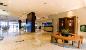 Ο χώρος του λόμπι ή της ρεσεψιόν στο Betel Beach Flat Internacional Boa Viagem +53 φωτογραφίες