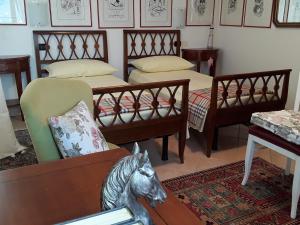 A seating area at Locanda Bellavista
