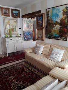 A seating area at Locanda Bellavista