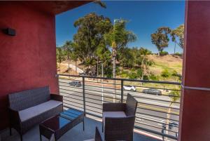 Balkón nebo terasa v ubytování Cozy Studio next to San Diego DT and Balboa Park