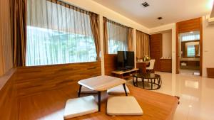 Area soggiorno di Yage Hotspring House