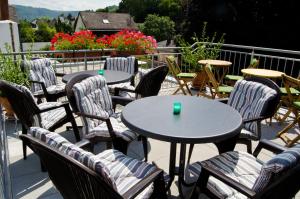 Balkoni atau teres di Mittelrhein Pension