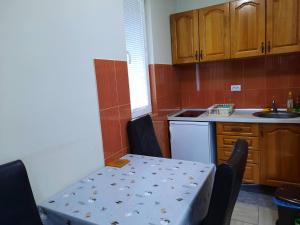 مطبخ أو مطبخ صغير في Apartman Ristic