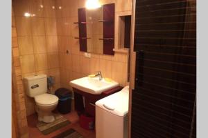 Ванная комната в Siedlisko Czarny Bocian +37 фотографий