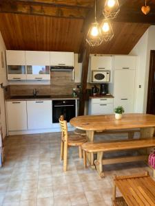 Dapur atau dapur kecil di La Biolette