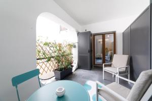 Posezení v ubytování Akyra suites