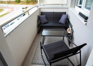 Istumisnurk majutusasutuses Athena Apartman
