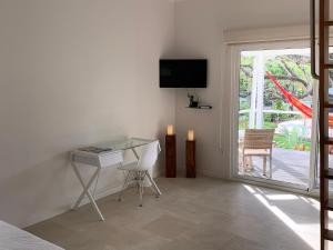 Sjónvarps- og/eða afþreyingartæki á Aves Hotel Montezuma