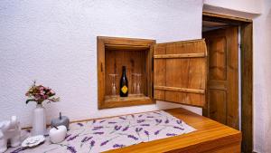 Postel nebo postele na pokoji v ubytování Apart Alpin Oetztal