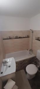 Kúpeľňa v ubytovaní Könyvkuckó Apartman