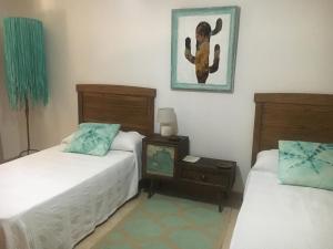 A bed or beds in a room at Por la zona de Cabo de Gata