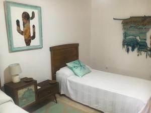 A bed or beds in a room at Por la zona de Cabo de Gata