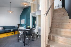 Posezení v ubytování L'Abeille - Boutique Apartments