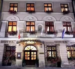 Exteriér alebo vchod do ubytovania Hotel Wit Stwosz