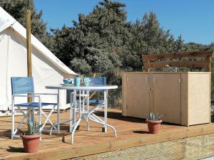 Balkón nebo terasa v ubytování Unique Glamping Suite