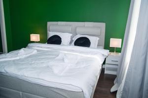 Postel nebo postele na pokoji v ubytování Appelberg hotel