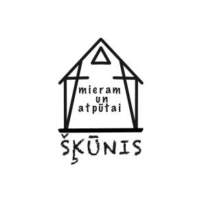 a symbol of a pyramid with the words megan up at night at four stars at Šķūnis - vieta mieram un atpūtai in Mazlauki