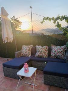 A seating area at Air Conditioned "Casa Tropicana" Entire Villa or Individual Apartments