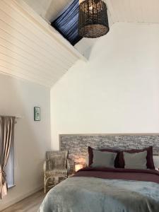 Postel nebo postele na pokoji v ubytování La Fagnoul