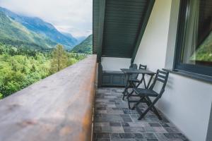 Nespecifikovaný výhled na hory nebo výhled na hory při pohledu z apartmánu