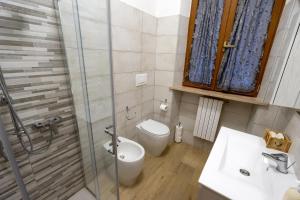 Koupelna v ubytování Casa Fabbrichina