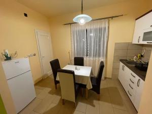 Kuchyň nebo kuchyňský kout v ubytování Apartman Alibi