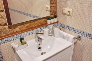 A bathroom at Escola de Bieite