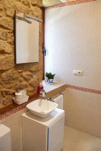 A bathroom at Escola de Bieite