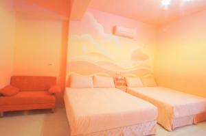 Letto o letti in una camera di 清清之家 DingDing Home
