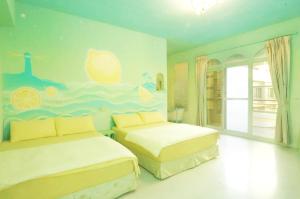 Letto o letti in una camera di 清清之家 DingDing Home