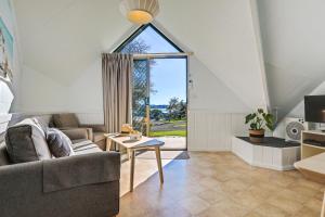 Zona d'estar a Beach Cabins Merimbula