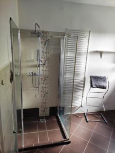 Kúpeľňa v ubytovaní Apartmán u Fryšávky